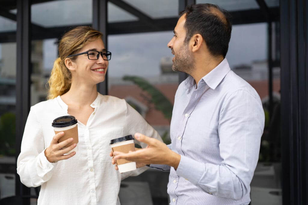 informal meetings in coworking spaces