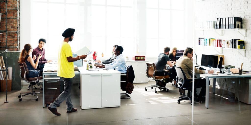 productivity in a coworking space