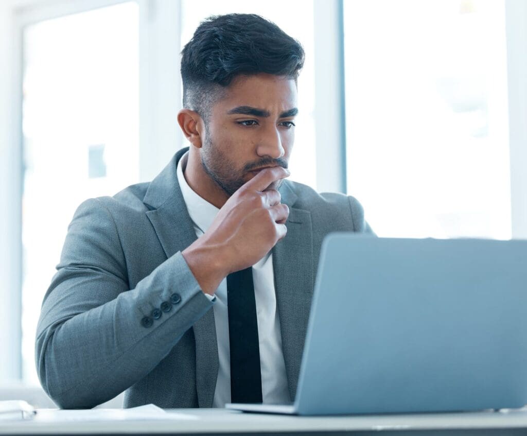 employee thinking