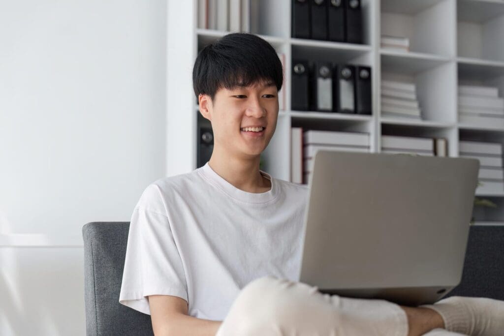 remote work in comfortable clothes
