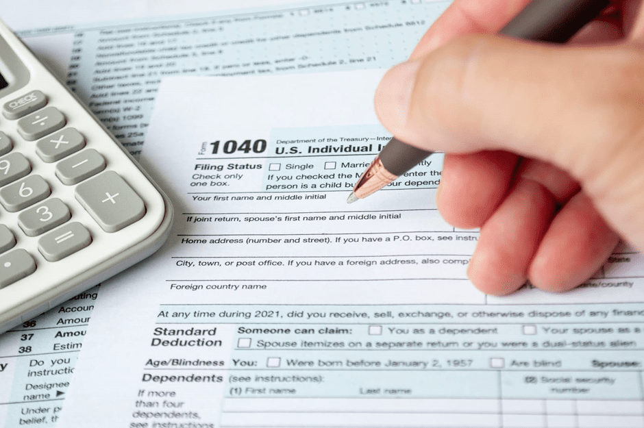 Form 1040 taxes