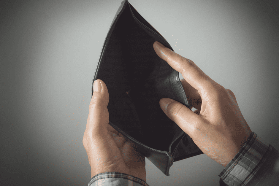 empty wallet