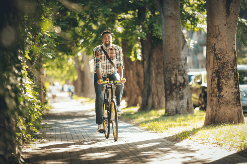 biking to work